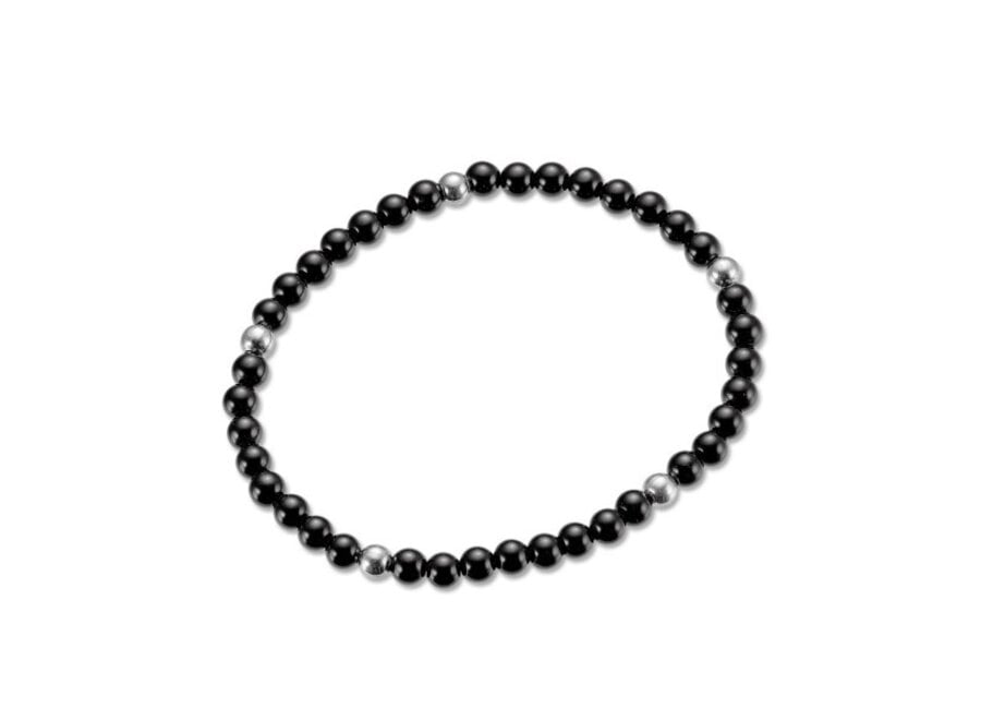 KeeeART Armband Symphony Agate Pearl schwarz