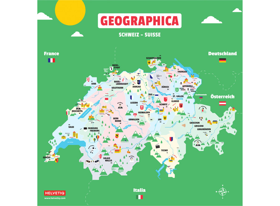 Helvetiq Quizspiel Geographica Schweiz Suisse