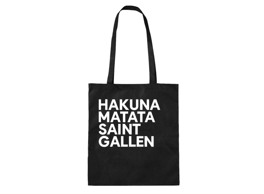 Hakuna Matata Saint Gallen - Stofftasche - schwarz