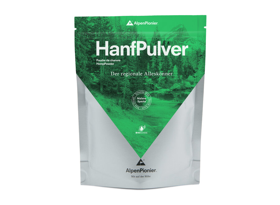 AlpenPionier Superfood HanfPulver feingemahlen