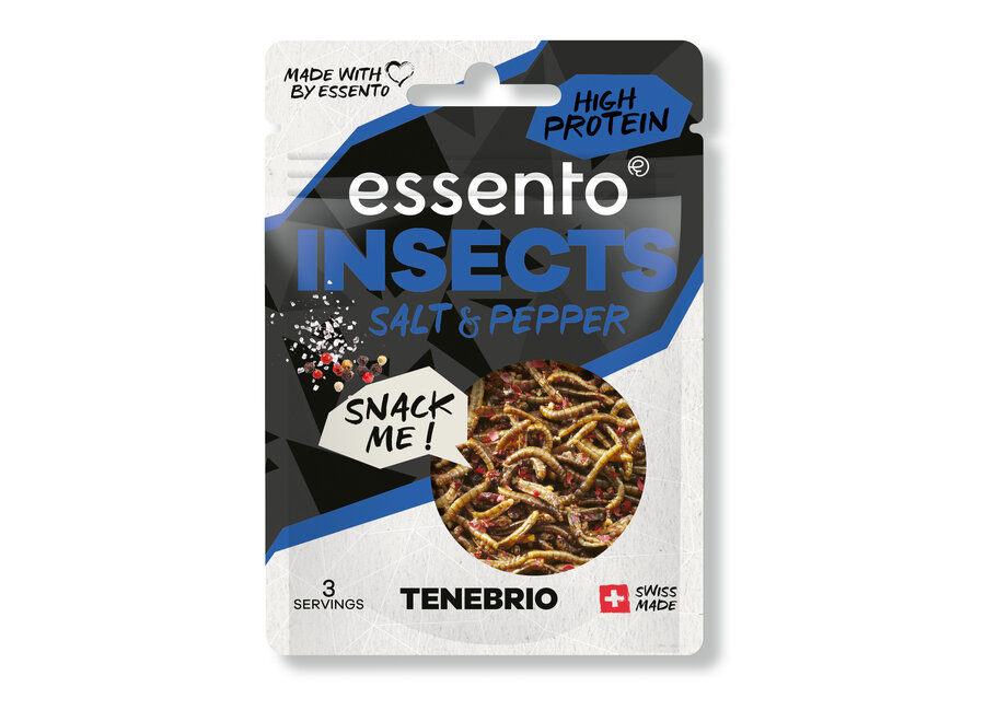 Essento Snack Insects Snack Salt & Pepper Tenebrio