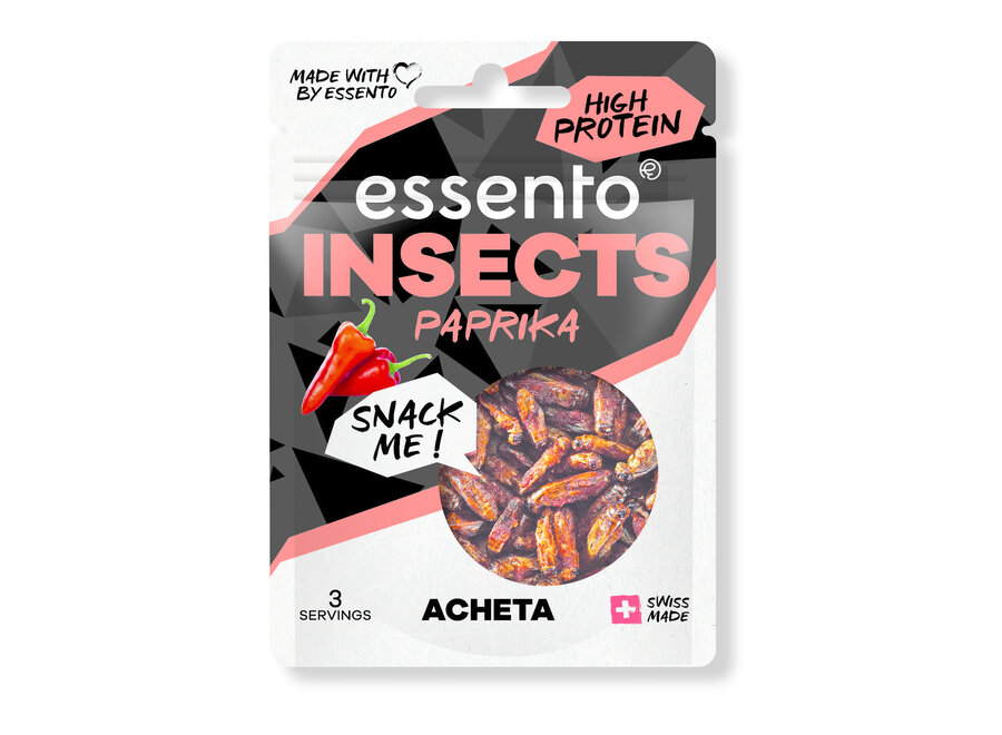 Essento Snack Insects Snack Paprika Acheta