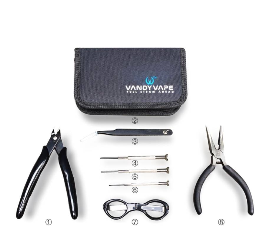 Vandyvape Tool Kit Schwarz