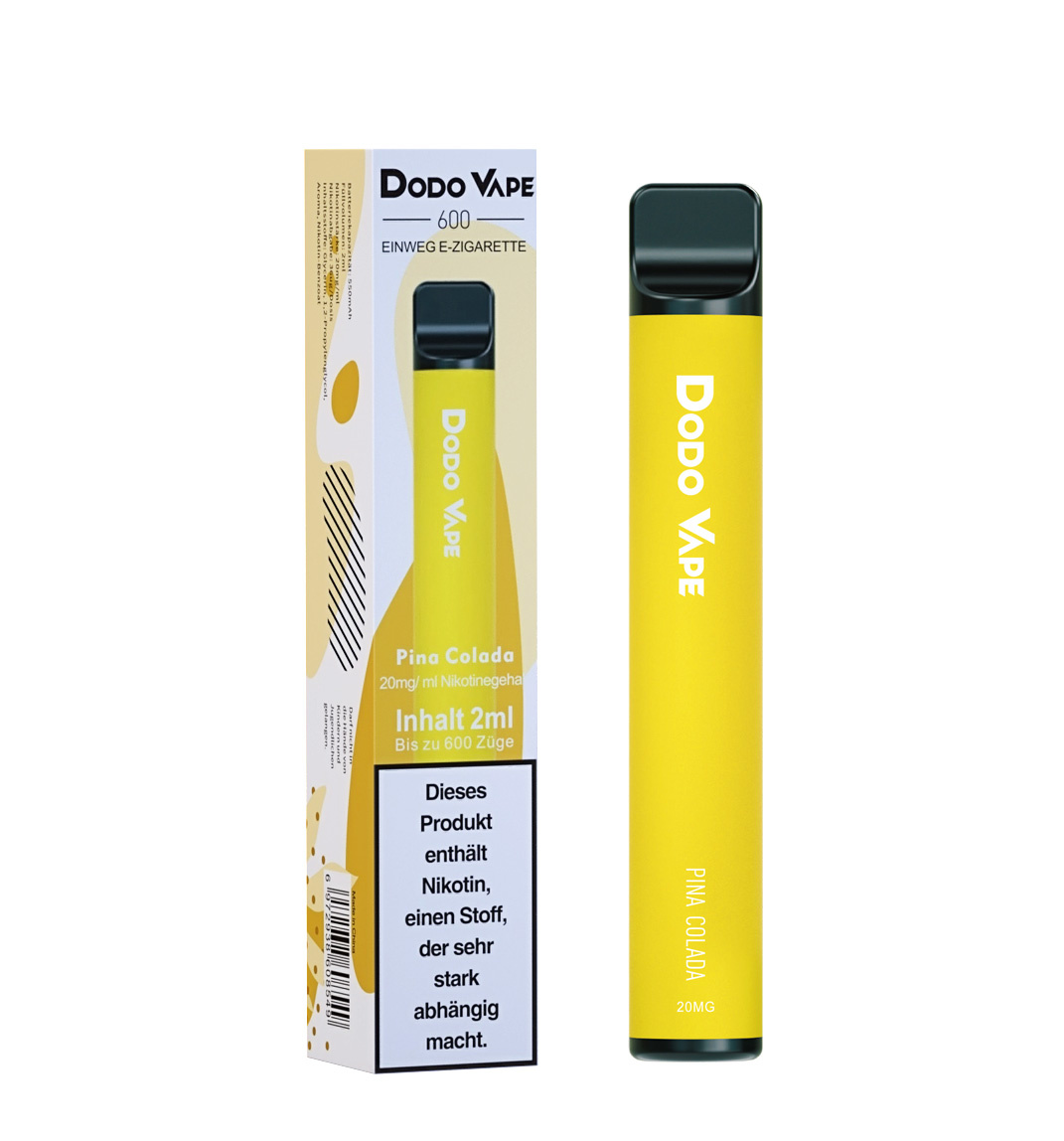 DODO Vape Einweg - Pina Colada - 600 Puffs