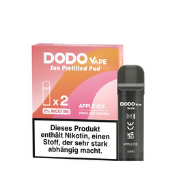 DODO SUN Pods - Apfeleis - 2Pcs