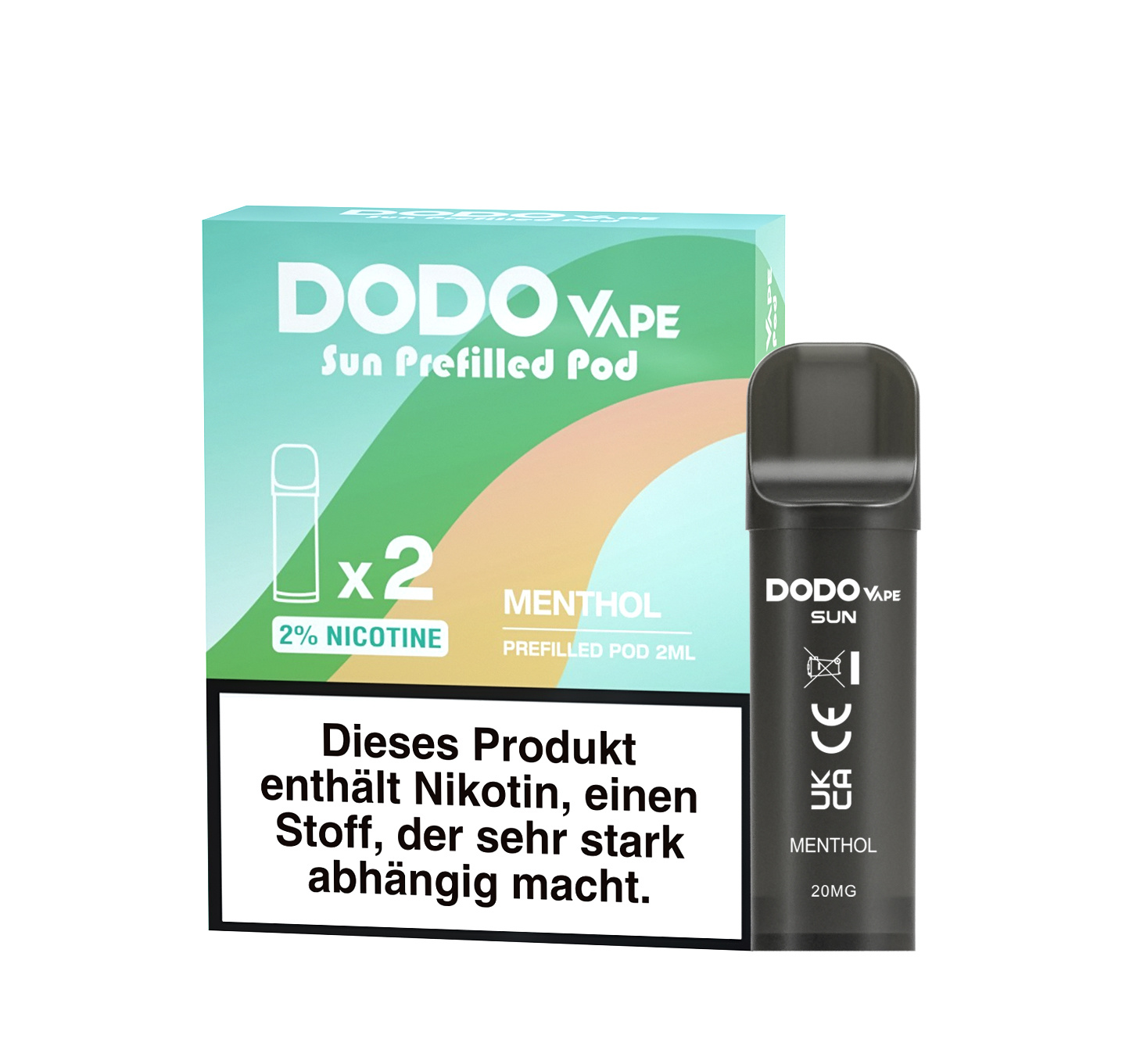 DODO SUN Pods - Menthol - 2Pcs