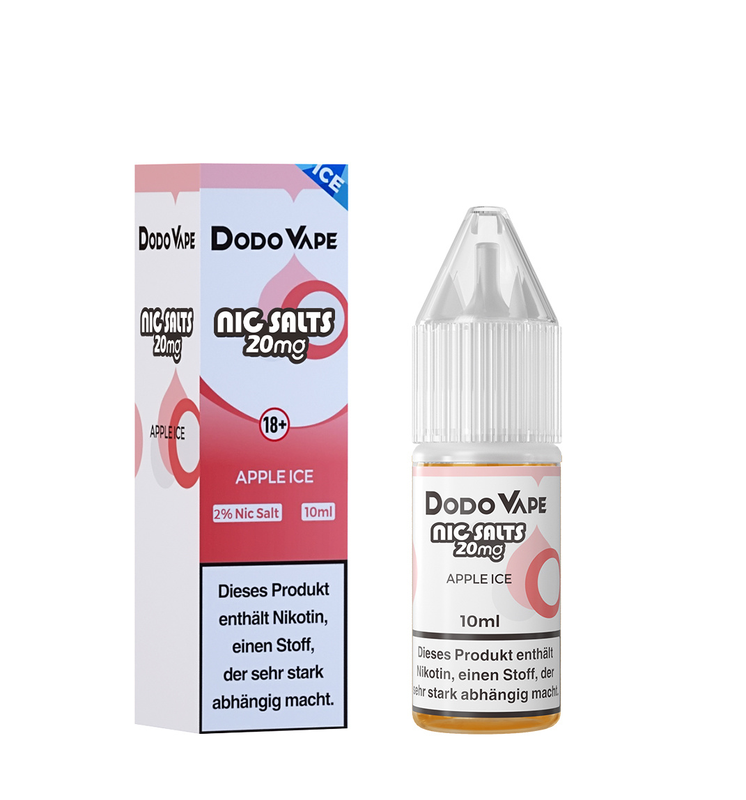 Dodo Vape - Apple ice (Nic Salts)