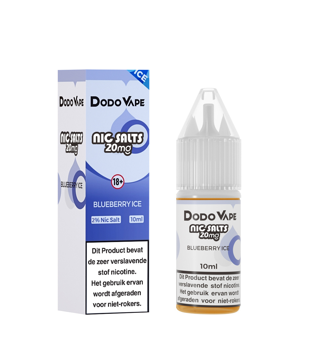 Dodo Vape - Blueberry ice (Nic Salts)