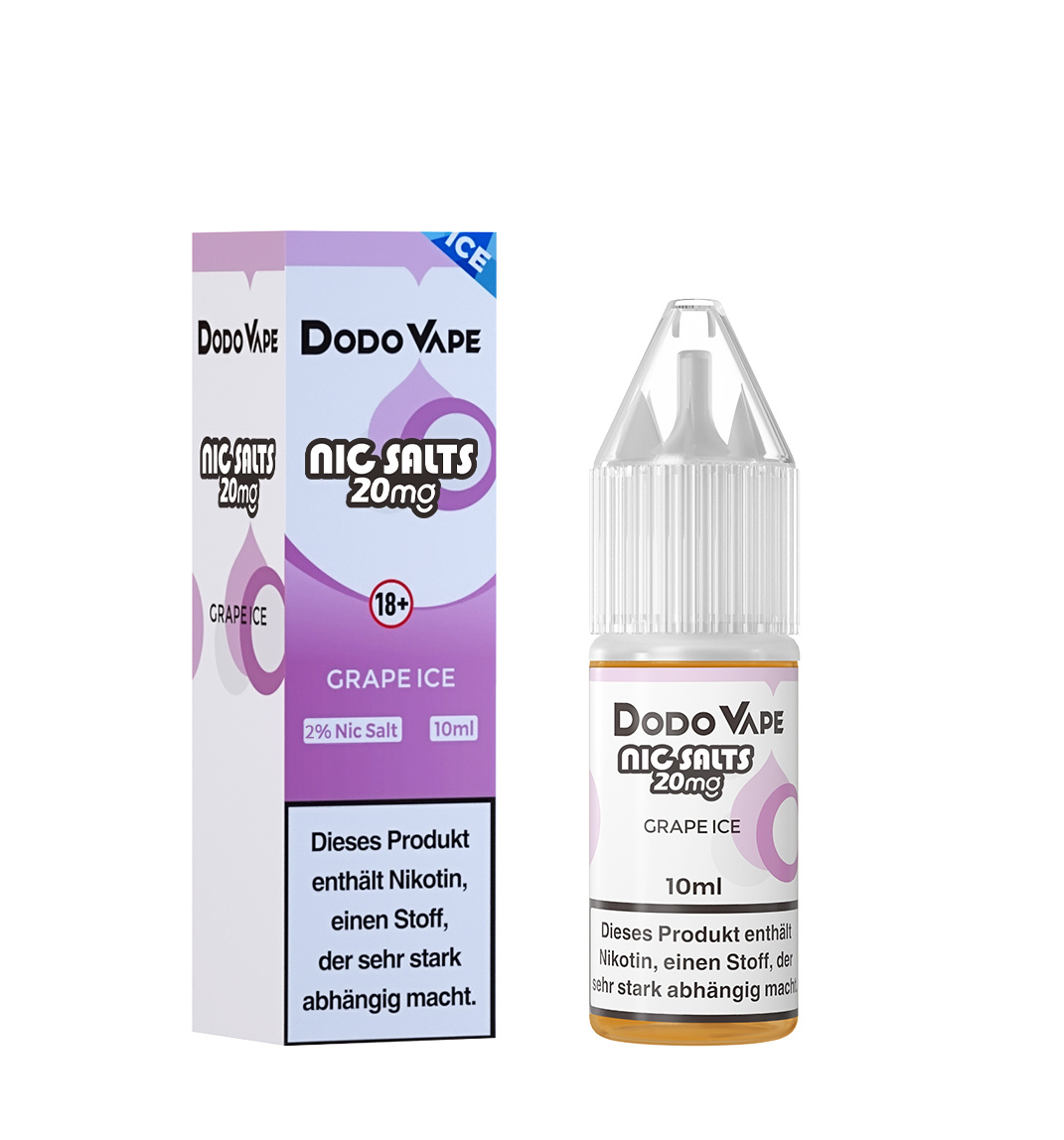 Dodo Vape - Grape ice (Nic Salts)