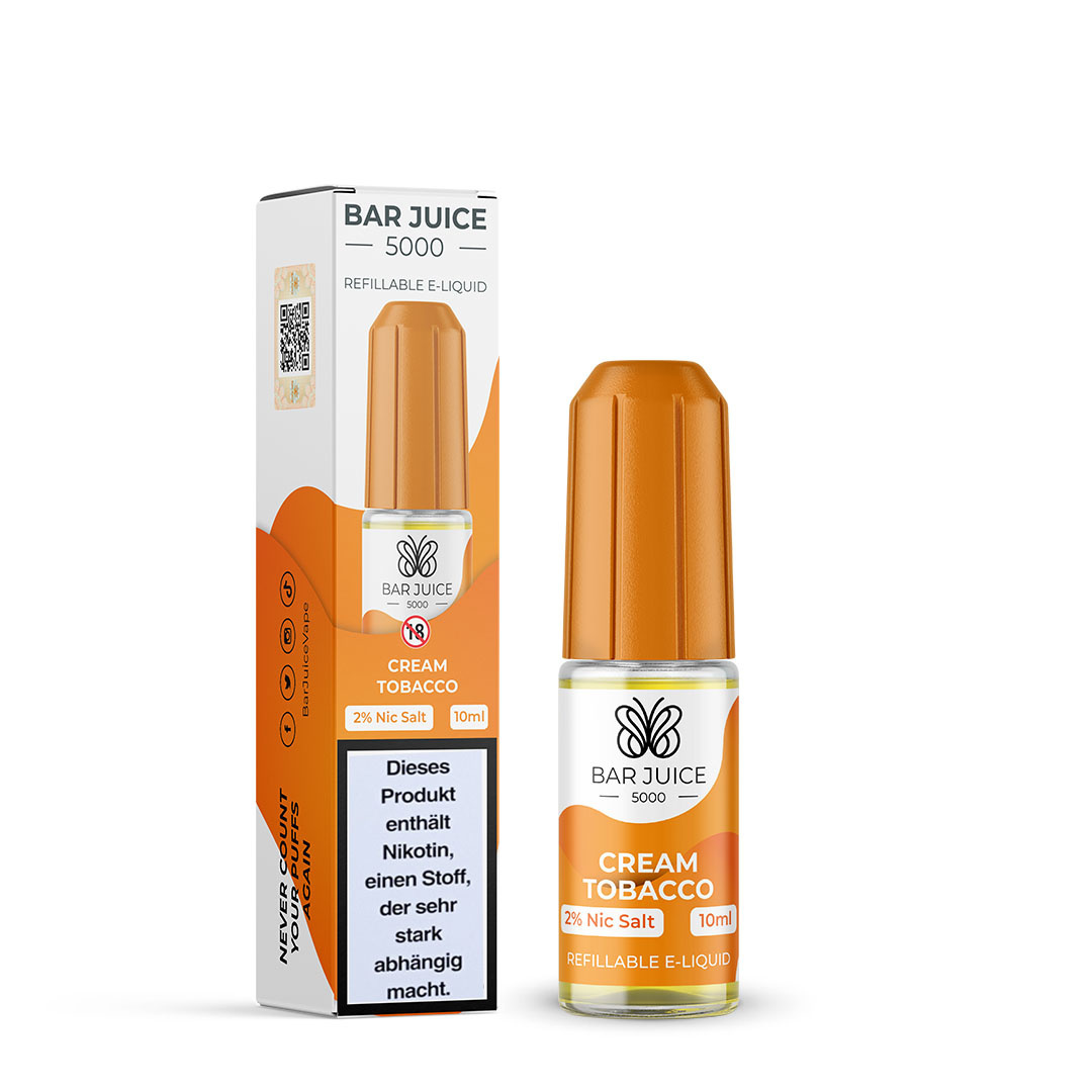 Bar Juice 5000 Bar Juice 5000 Nic Salt Cream Tabak