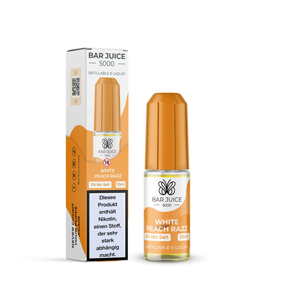 Bar Juice 5000 Bar Juice 5000 Nic Salt White Pfirsich Razz