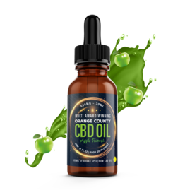 Orange County CBD-Öl Breitspektrum-Nahrungsergänzungsmittel mit Apfelgeschmack 30 ml