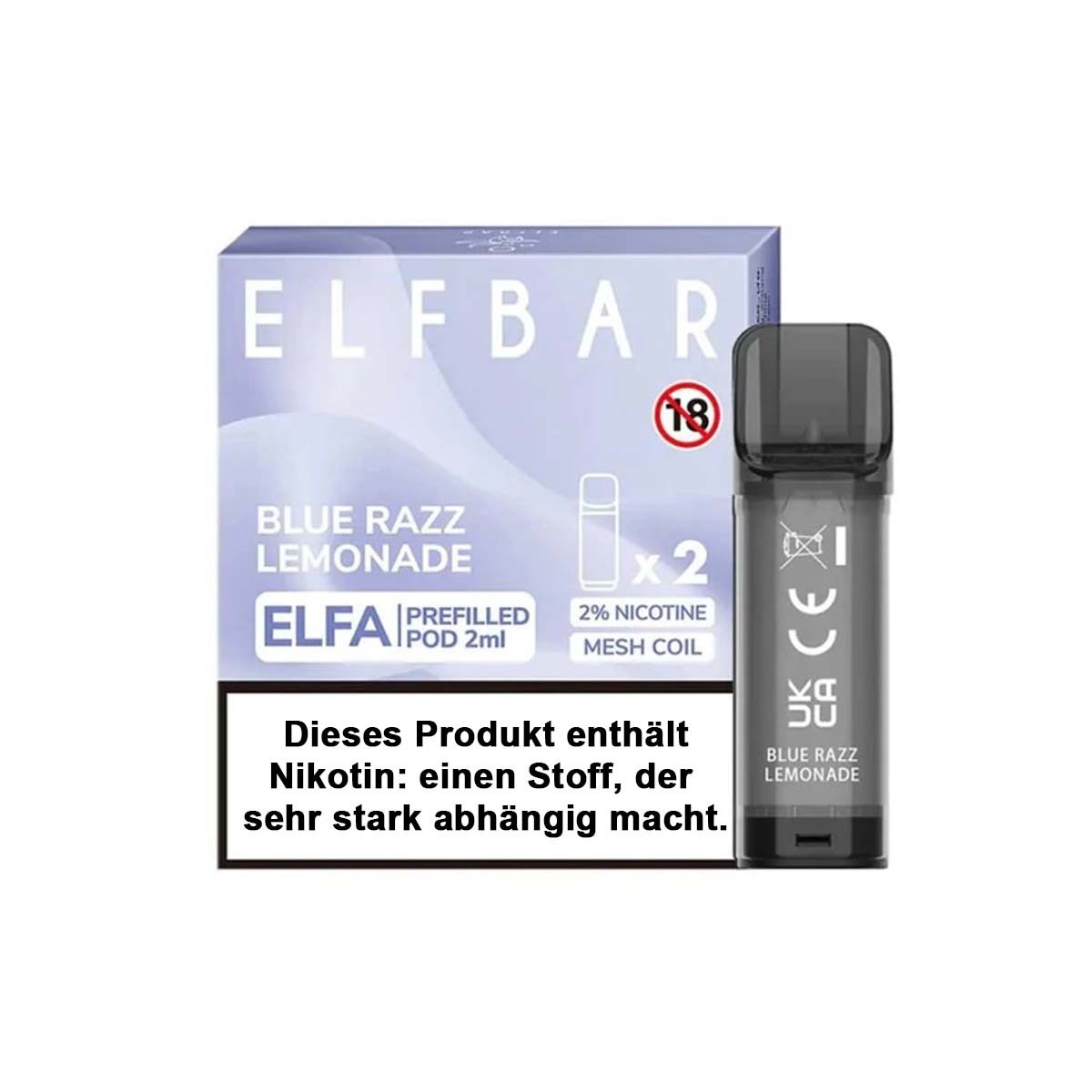 Elfa Fertigkapsel - BLUE RAZZ LEMONADE - 2St