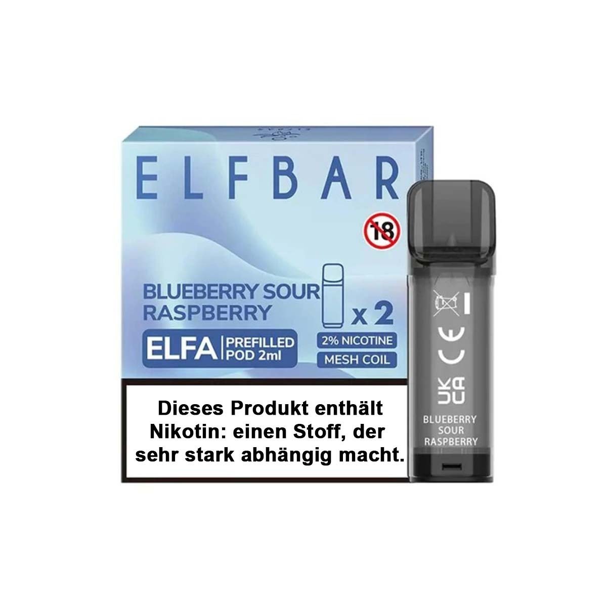 Elfa Fertigkapsel - BLUEBERRY SOUR HIMBEE - 2St