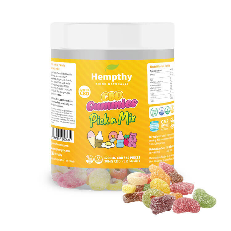 Hemphy CBD Gummies Pick n Mix - 30 Stk