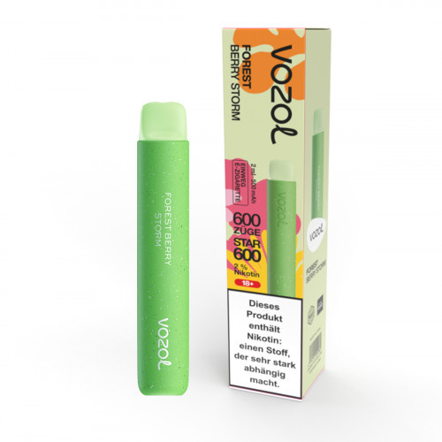 Vozol Star 600 Einweg E-Zigarette - Forest Berry Storm