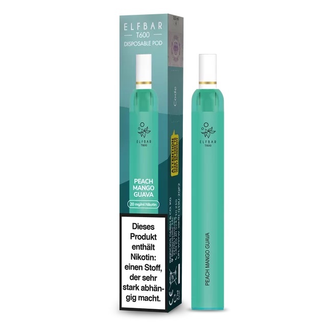 Elf Bar T600 Peach Mango Guava kaufen – Exotisch & Fruchtig