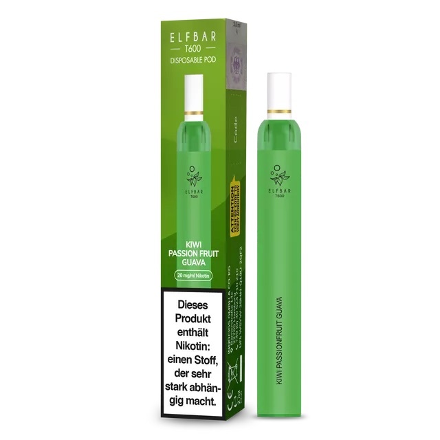 Elf Bar T600 Kiwi Passionfruit Guava kaufen – Exotisch & Fruchtig