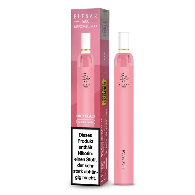 Elf Bar T600 Juicy Peach kaufen – Fruchtiger Pfirsichgeschmack
