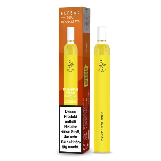 Elf Bar T600 Pineapple Peach Mango kaufen – Exotisch & Fruchtig
