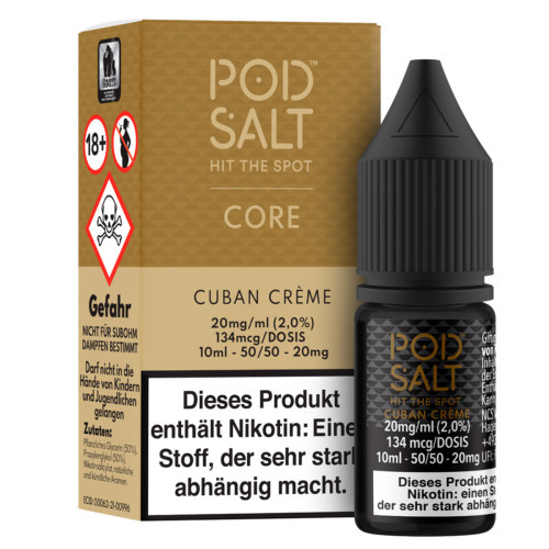 Pod Salt Core - Cubacco Creme - Nikotinsalz