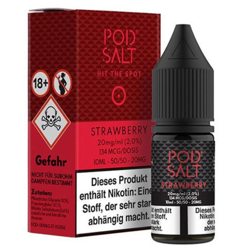 Pod Salt - Strawberry - Nikotinsalz Liquid