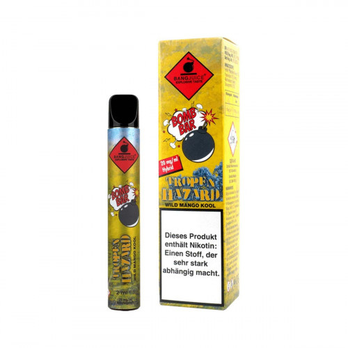 BangJuice - Bomb Bar Einweg E-Zigarette - Tropenhazard Wild Mango Kool