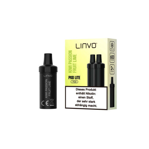 Linvo Pod Lite Prefilled Pods - Kiwi Passion Fruit Lime - 2Pcs