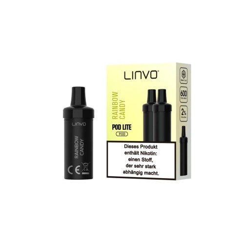 Linvo Pod Lite Prefilled Pods - Rainbow Candy - 2Pcs