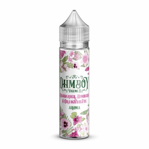 Ohmboy Volume II - Rhabarber, Himbeere & Orangenblüte - 15ml Aroma (Longfill)