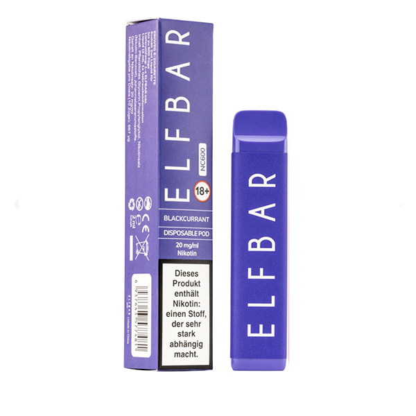 Elf Bar NC600 Blackcurrant Einweg-Vape-Gerät