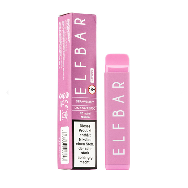 Elf Bar NC600 Strawberry Einweg-Vape-Gerät