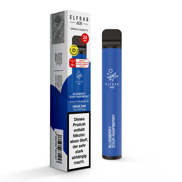 Elfbar Elf Bar Einweg E-Zigarette - Blueberry Sour Raspberry - (Child Lock Edition)