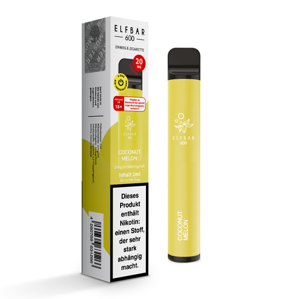 Elfbar Elf Bar Einweg E-Zigarette - Coconut Melon - (Child Lock Edition)