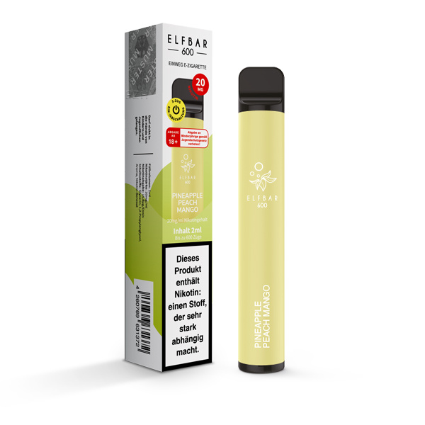 Elfbar Elf Bar Einweg E-Zigarette - Pineapple Peach Mango - (Child Lock Edition)