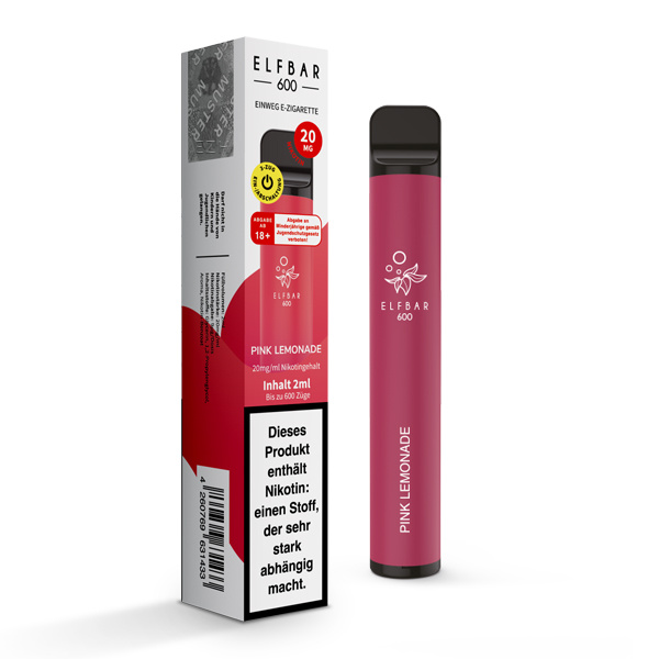 Elfbar Elf Bar Einweg E-Zigarette - Pink Lemonade - (Child Lock Edition)