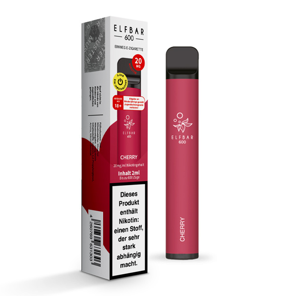 Elfbar Elf Bar Einweg E-Zigarette - Cherry - (Child Lock Edition)