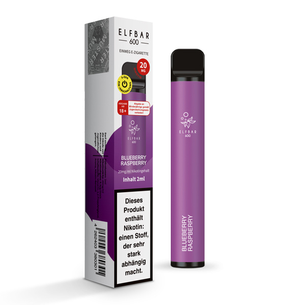 Elfbar Elf Bar Einweg E-Zigarette - Blueberry Raspberry - (Child Lock Edition)