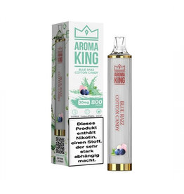 Aroma King 800 Mini Disco Einweg E-Zigarette - Blue Razz Cotton Candy