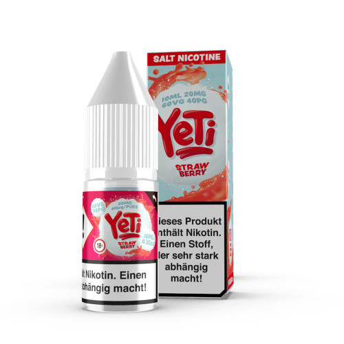 Yeti - Strawberry Nikotinsalz