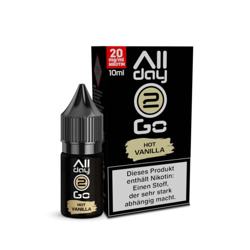 Allday2Go - Hot Vanilla - Hybrid Nikotinsalz Liquid