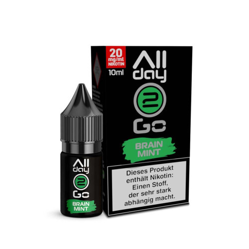 Allday2Go - Brainmint - Hybrid Nikotinsalz Liquid