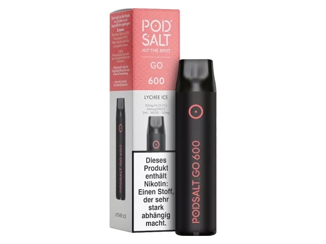 Pod Salt GO 600 Einweg - Lychee Ice