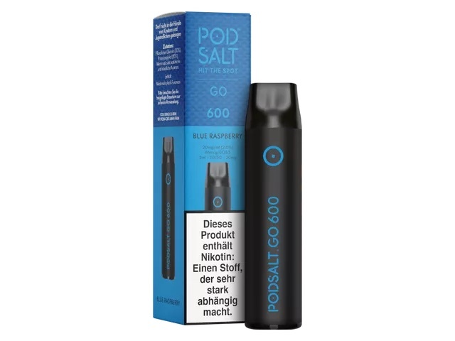 Pod Salt GO 600 Einweg - Blue Raspberry