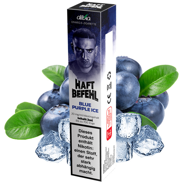 Haftbefehl Vape Einweg E-Zigarette - Blue Purple Ice