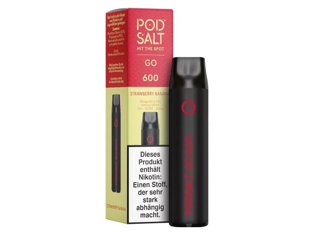 Pod Salt GO 600 Einweg - Erdbeere Banane