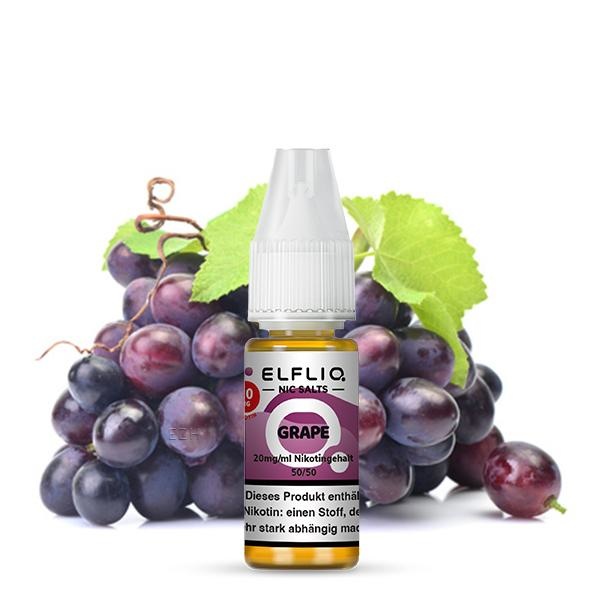 ELFBAR ELFLIQ Grape Nikotinsalz Liquid 10 ml