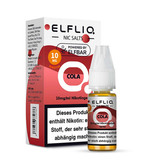 Elfbar ELFBAR ELFLIQ Cola Nikotinsalz Liquid 10 ml – Klassischer Cola-Geschmack für Pod Systeme