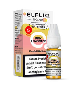 Elfbar ELFBAR ELFLIQ Pink Lemonade Nikotinsalz Liquid 10 ml