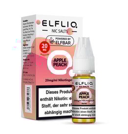 Elfbar ELFBAR ELFLIQ Apple Peach Nikotinsalz Liquid 10 ml